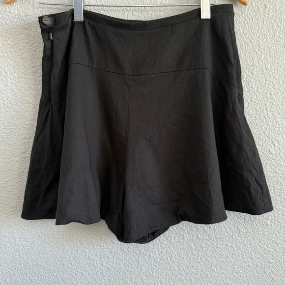 Vince Flounce A-line Shorts Size 4 Linen Blend - Picture 3 of 5